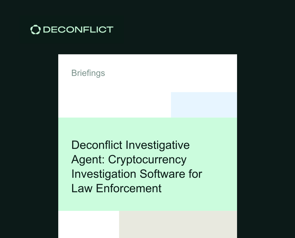 Deconflict Investigative Agent: Cryptocurrency Investigation Software for Law Enforcement