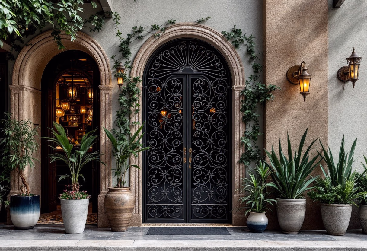 image of welcoming restaurant entrance (for a mexican restaurant)