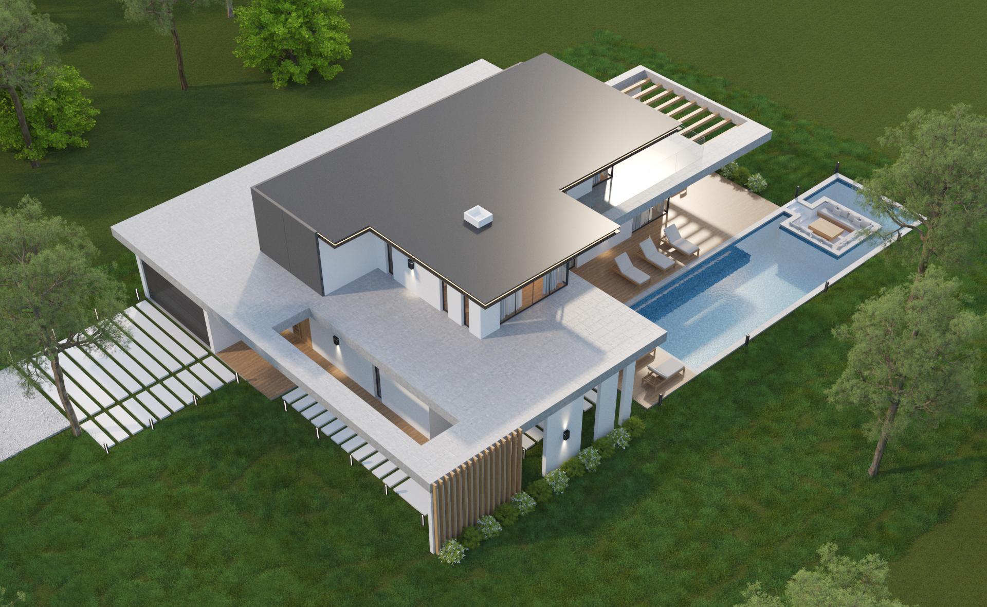 What does architectural design include?