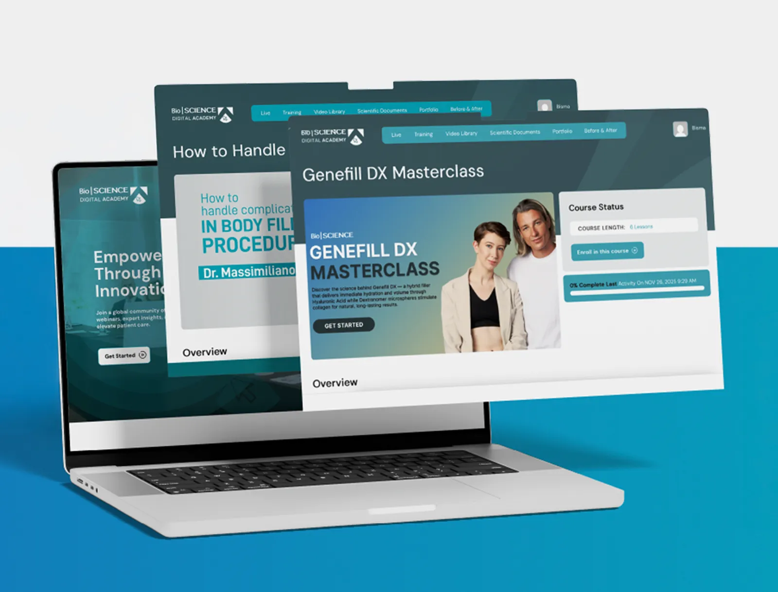 BioScience Digital Academy featuring courses