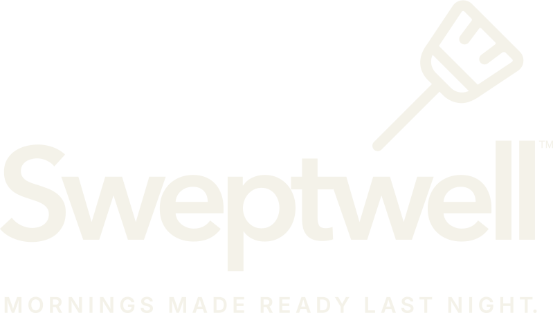 White Sweptwell wordmark logo
