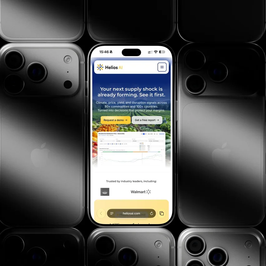 hydro webflow development helios ai website