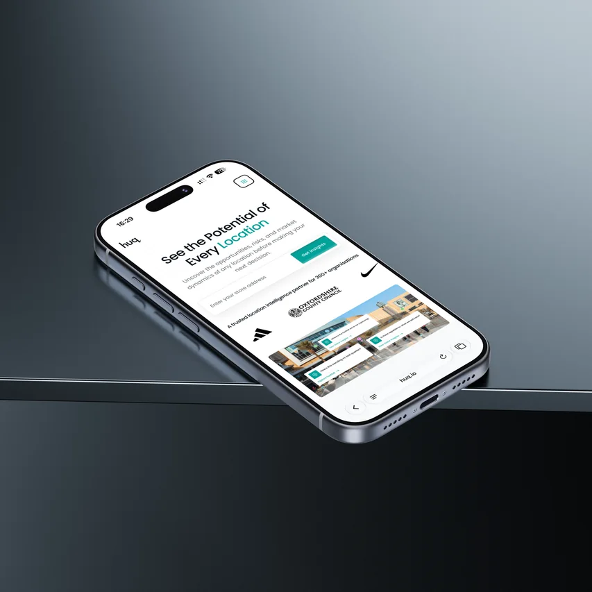 hydro webflow development huq website
