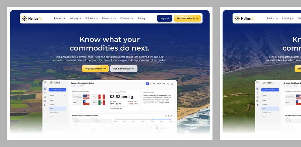 hydro.website figma design helios ai