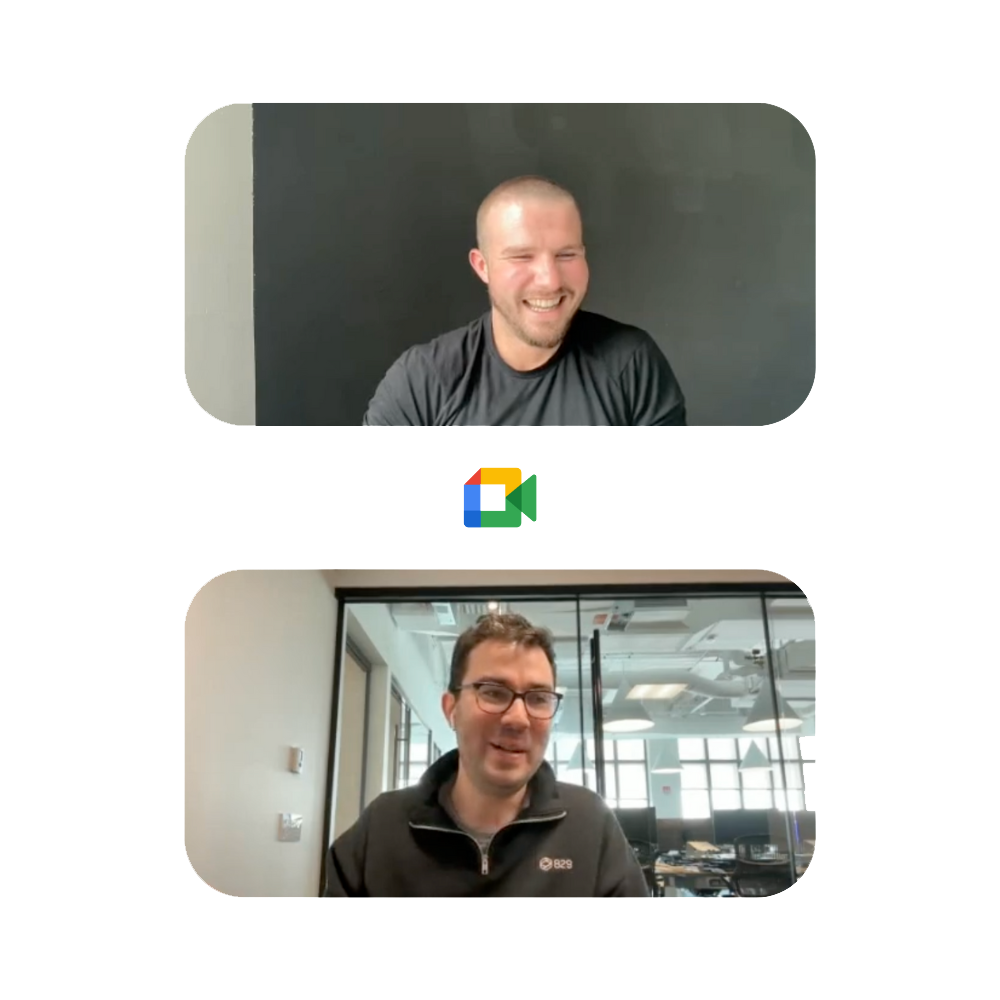hydro.website webflow agency founder on a client call