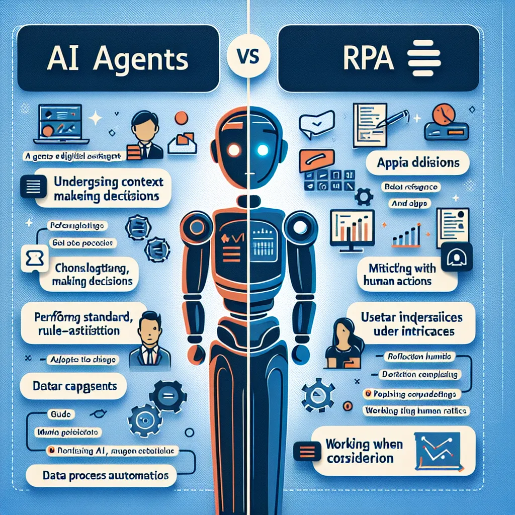 Verschil tussen AI Agents en RPA 