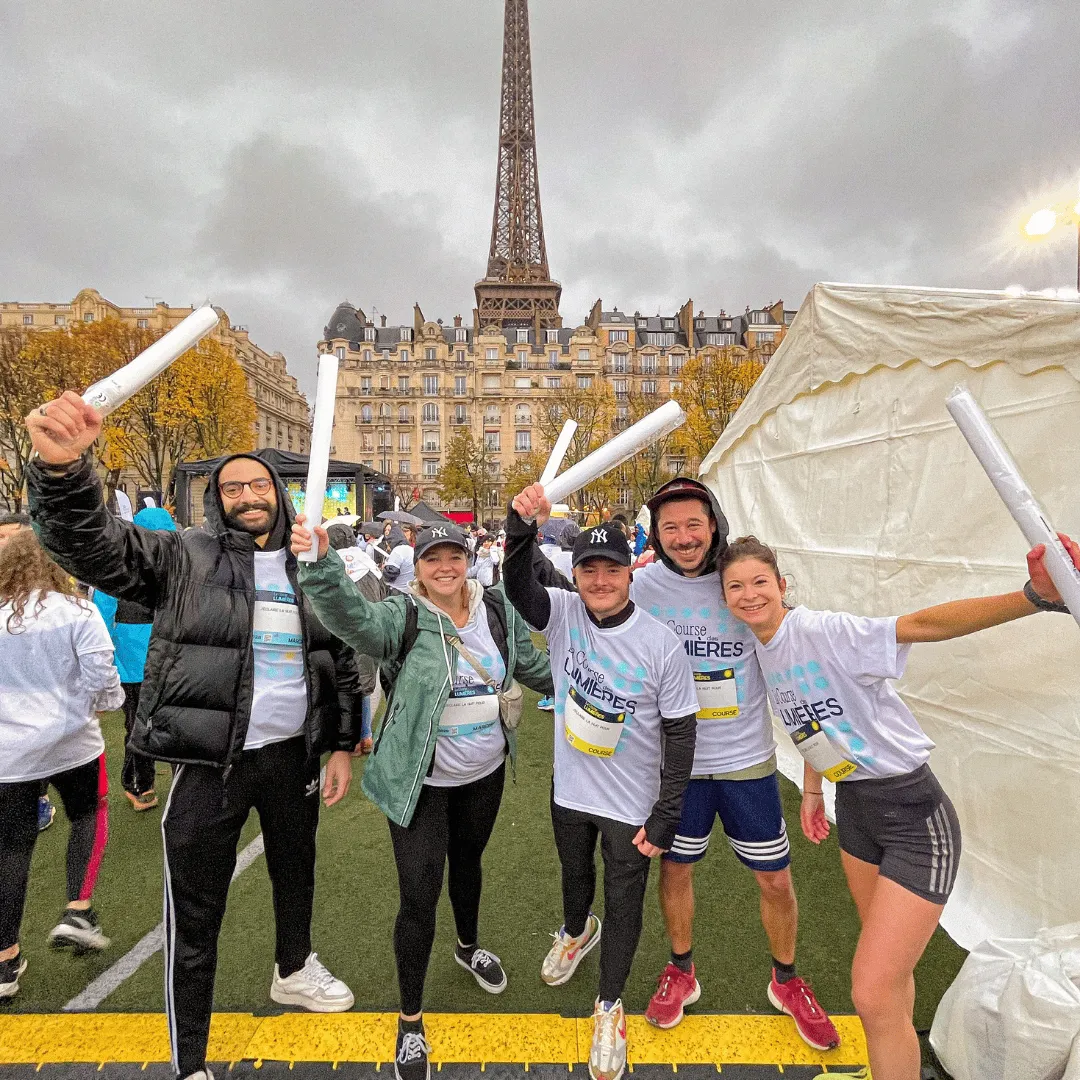 Course des lumieres Paris