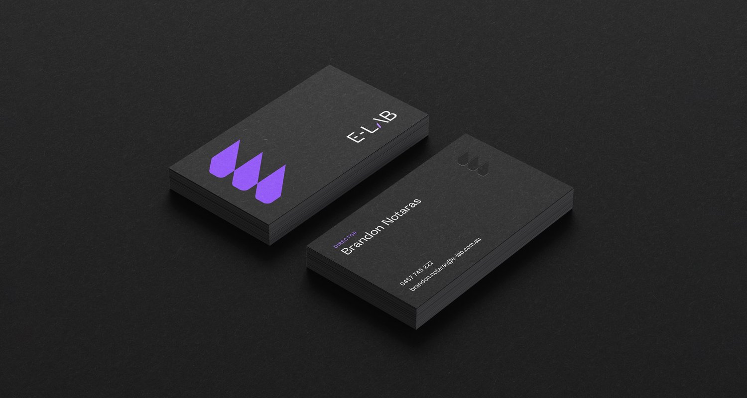 E-LAB business card