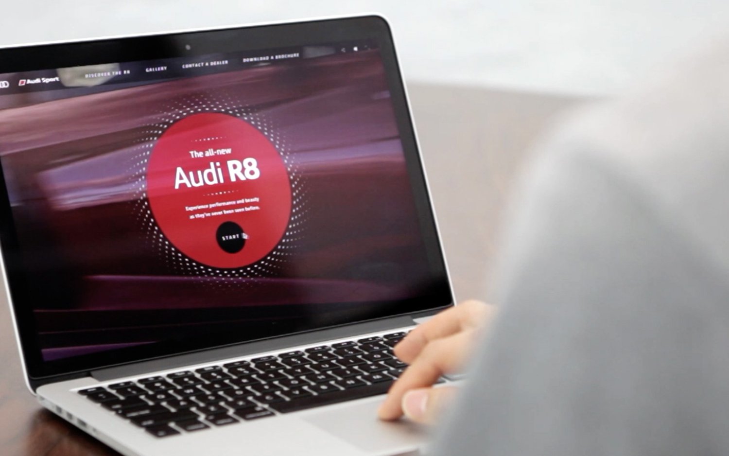 Audi R8 Blink interface