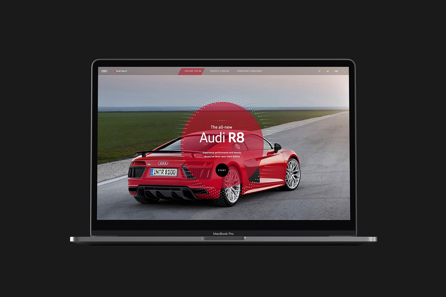 Audi R8 Blink experience