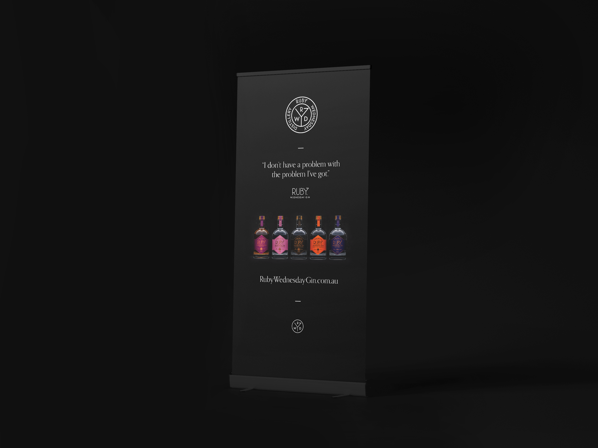 Ruby Wednesday pull-up banner
