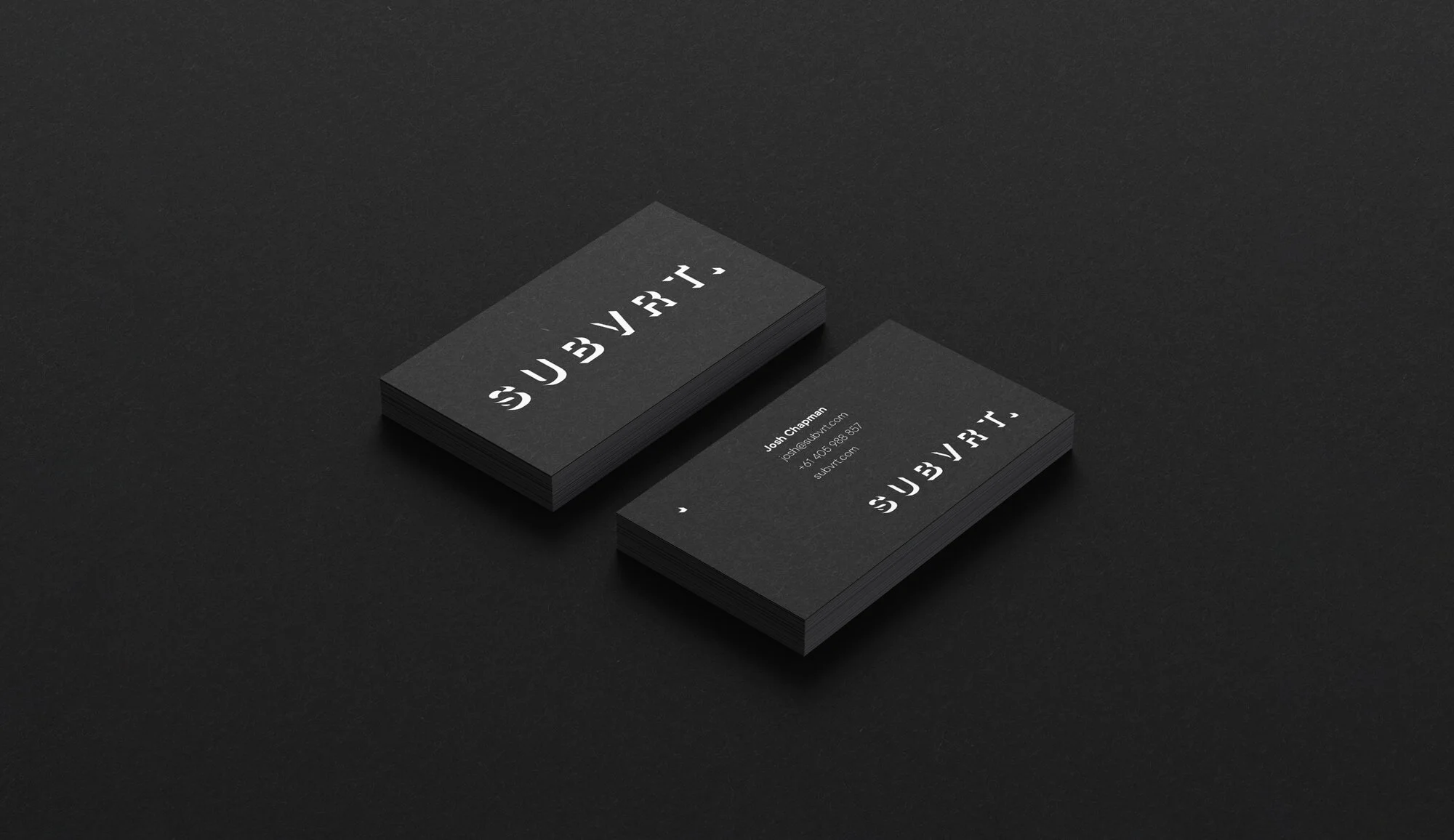 SUBVRT. business cards