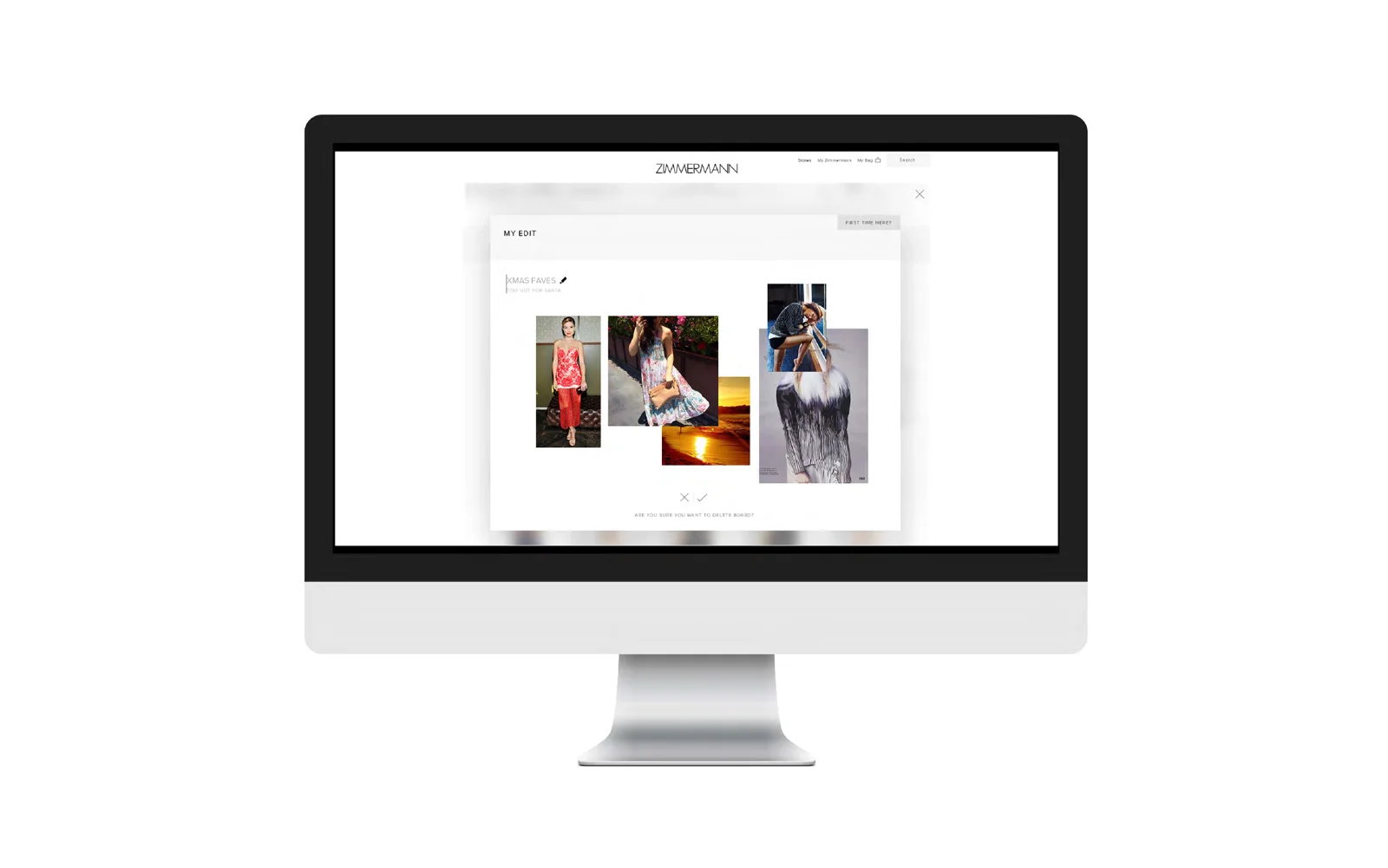 Zimmermann product page on desktop