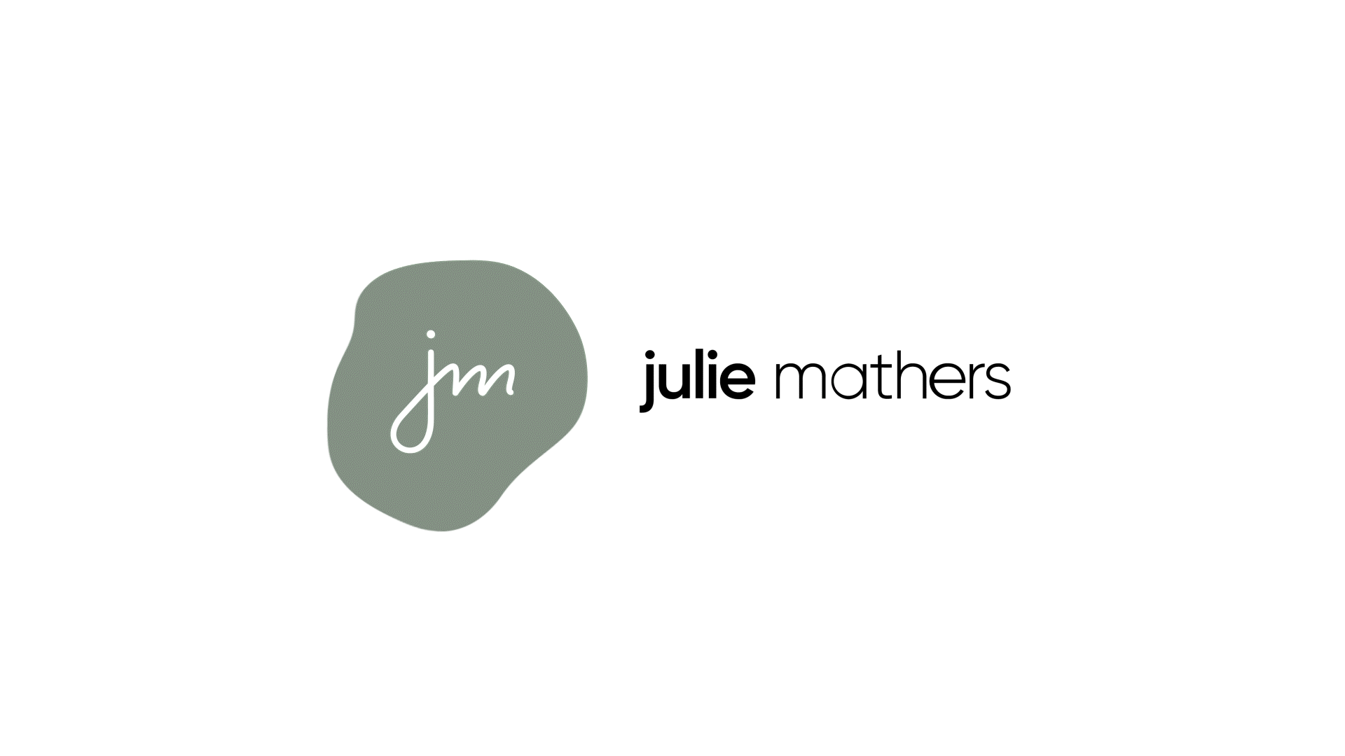 Julie Mathers logo animation