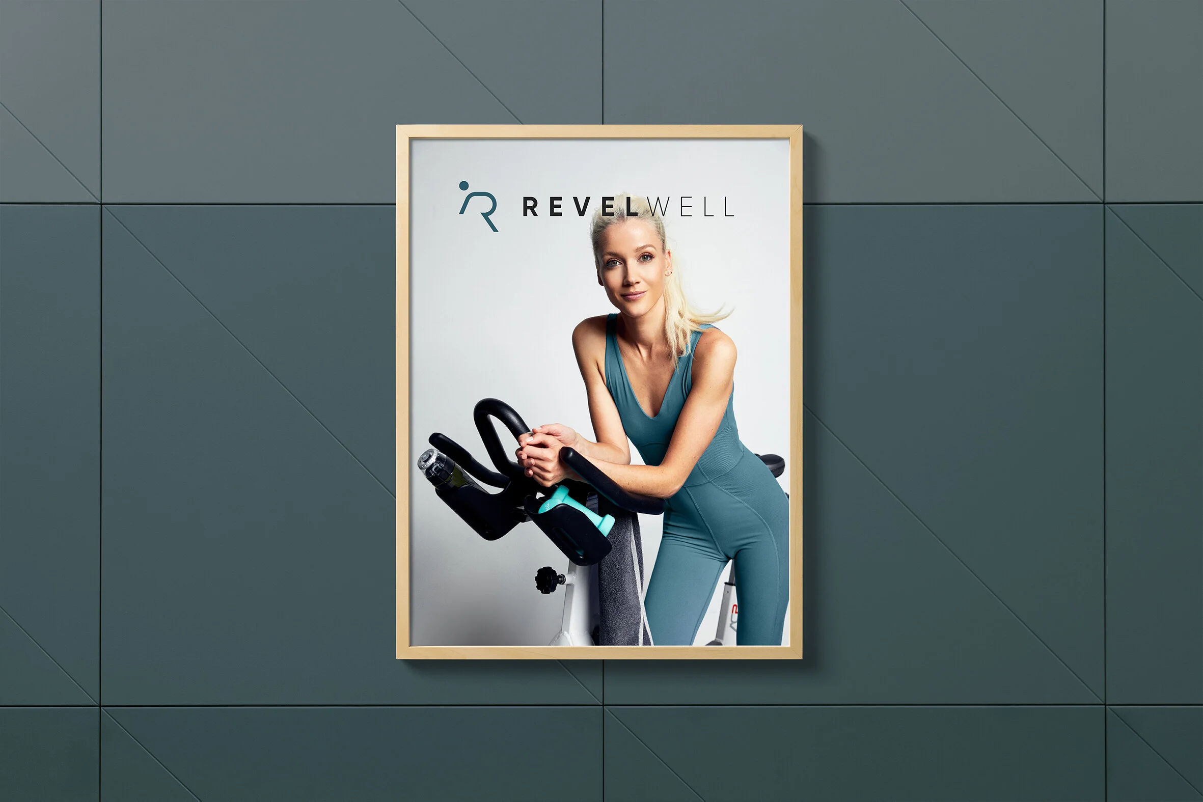 Revelwell framed poster