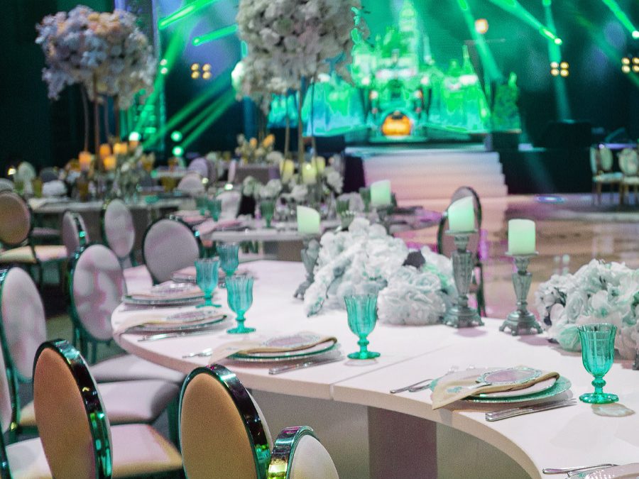 The Emerald Events team delivering a luxury event
