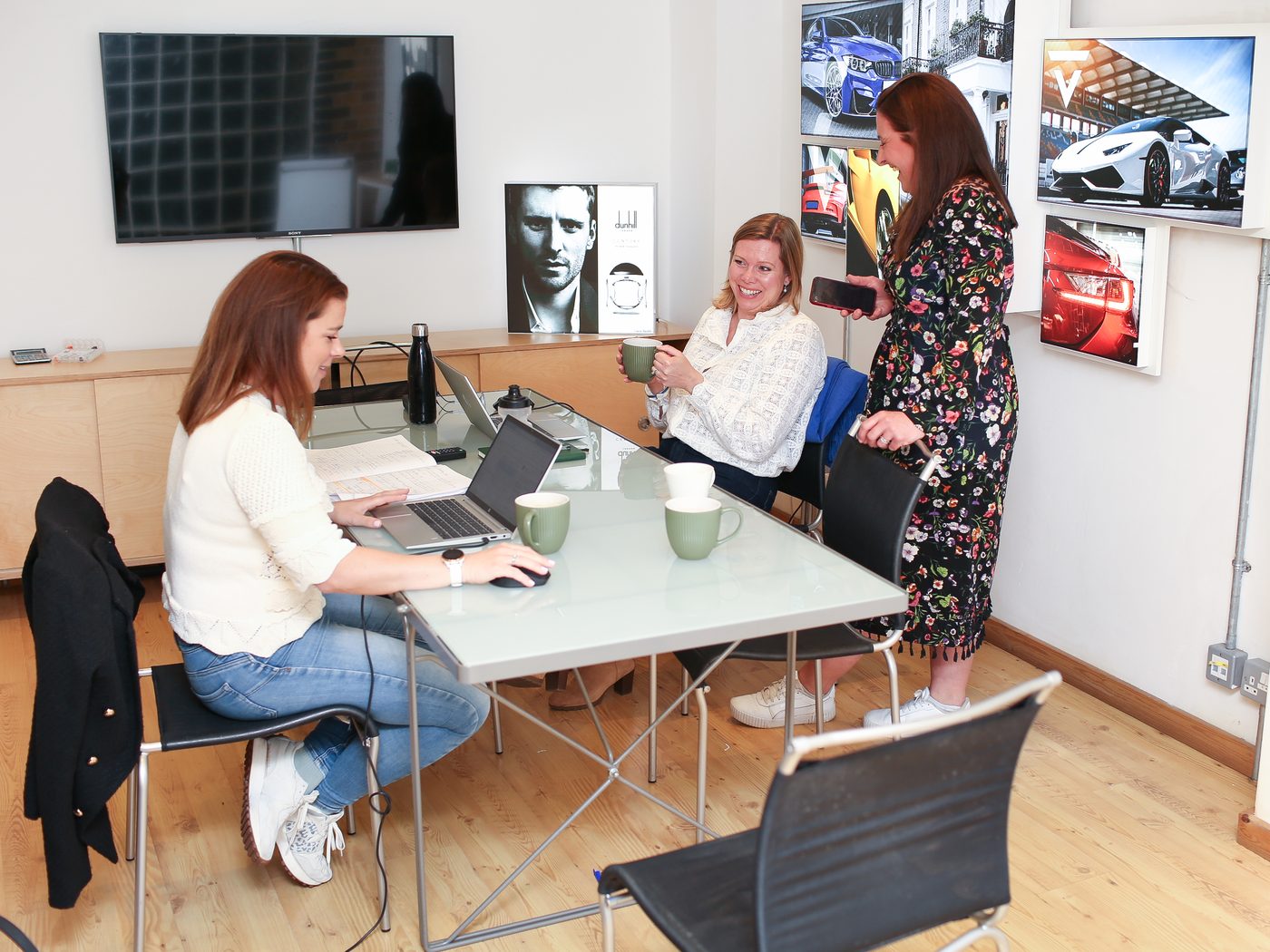 The Emerald Events team working together on an event