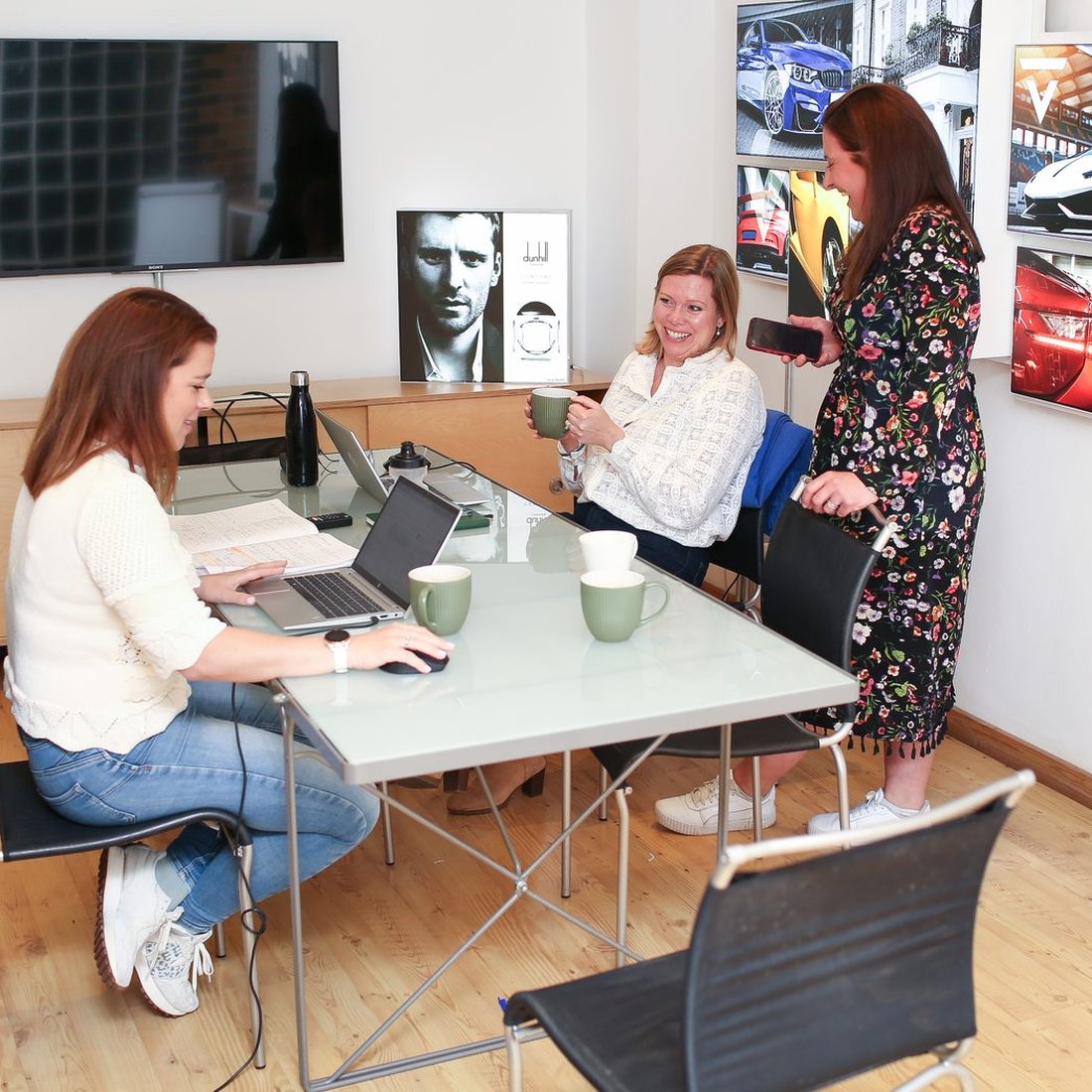 The Emerald Events team at work in the studio