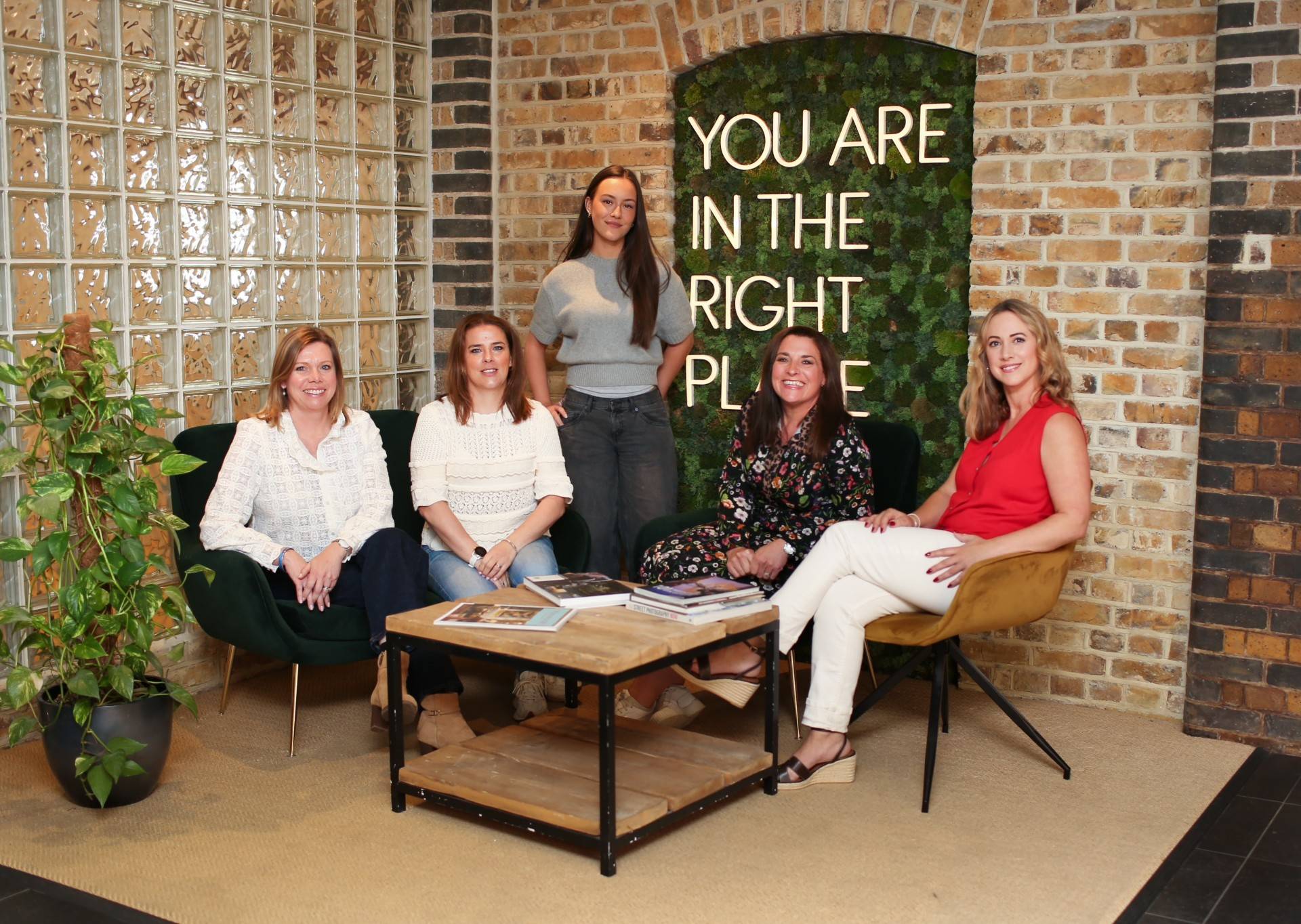 The Emerald Events team at the studio