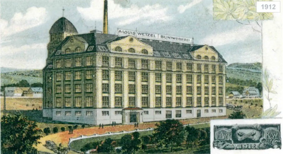 Historische Ansicht des Speichers als Bauzentrum Gebrüder Roth