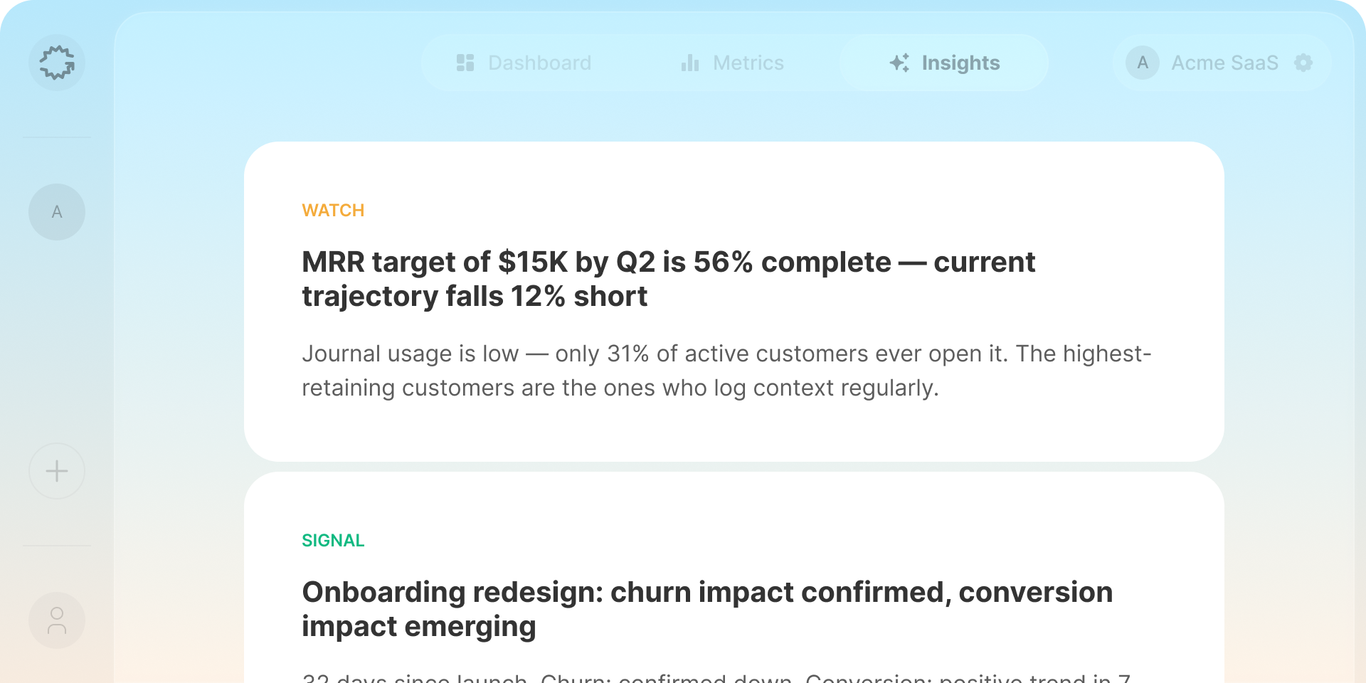 Conversion insights