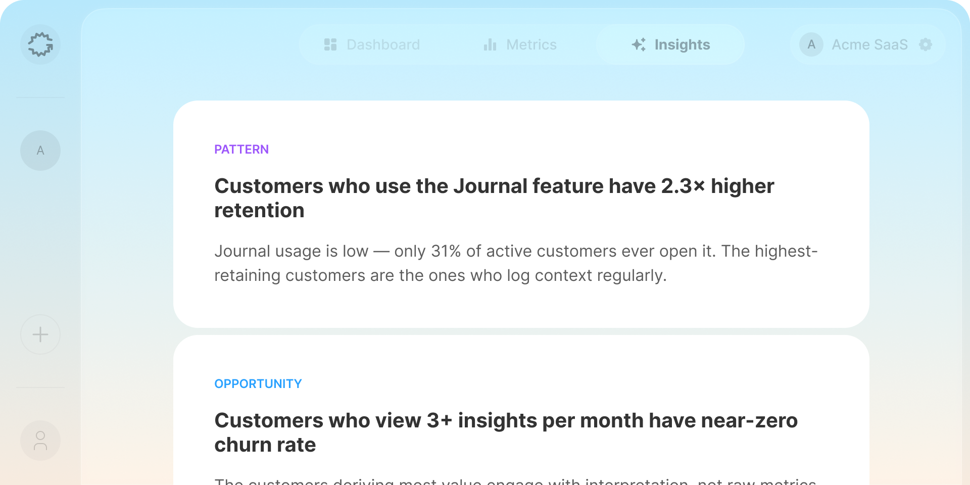 Product insights