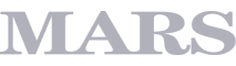 The word 'MARS' written in bold navy blue uppercase letters on a white background.