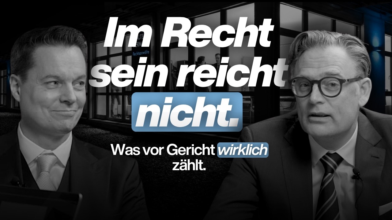 Videopodcast mit Dr. Malte Magold und Jens Hermann: Warum Anwalt der schönste Beruf der Welt ist