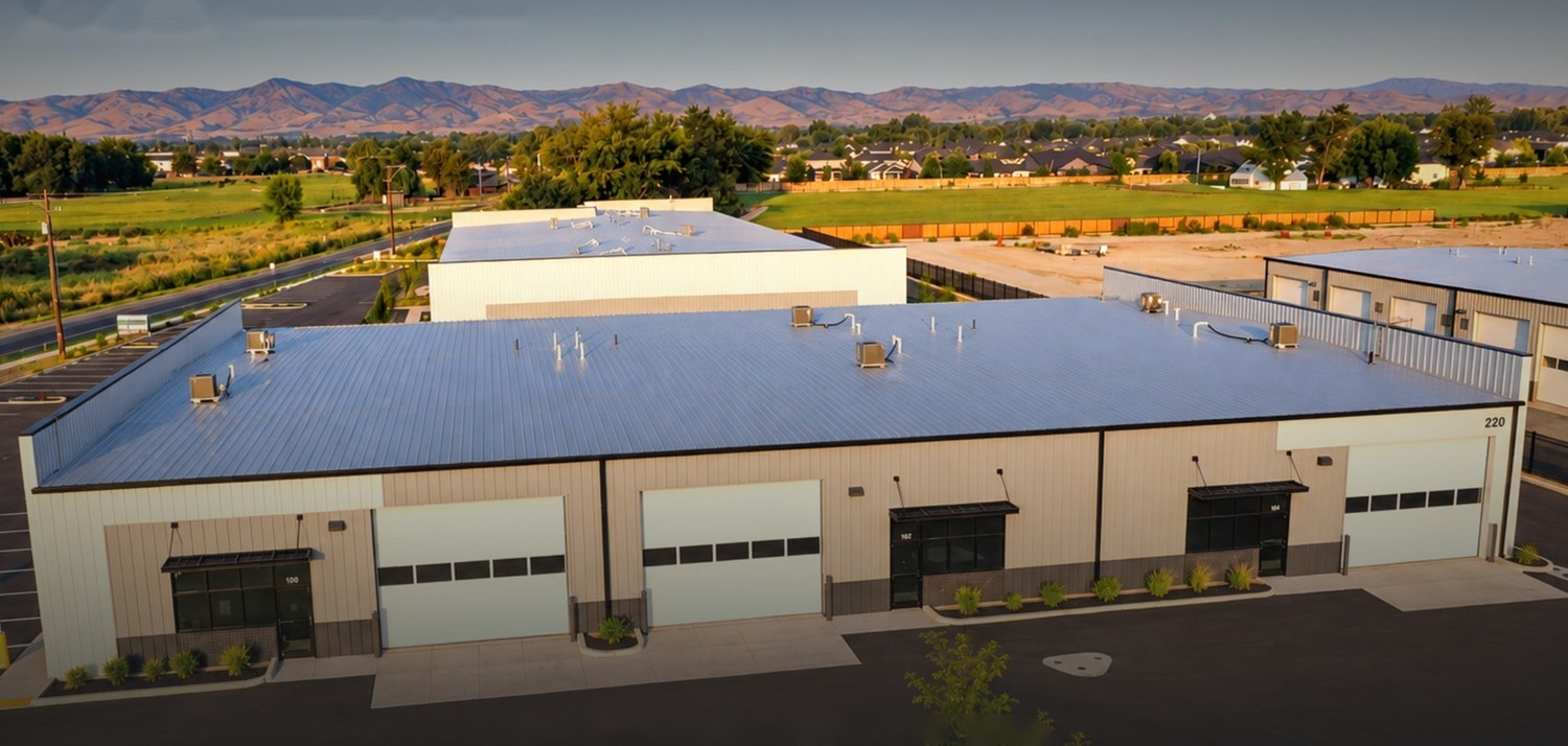 Flex industrial building in Star, Idaho leased by KZB Commercial Real Estate