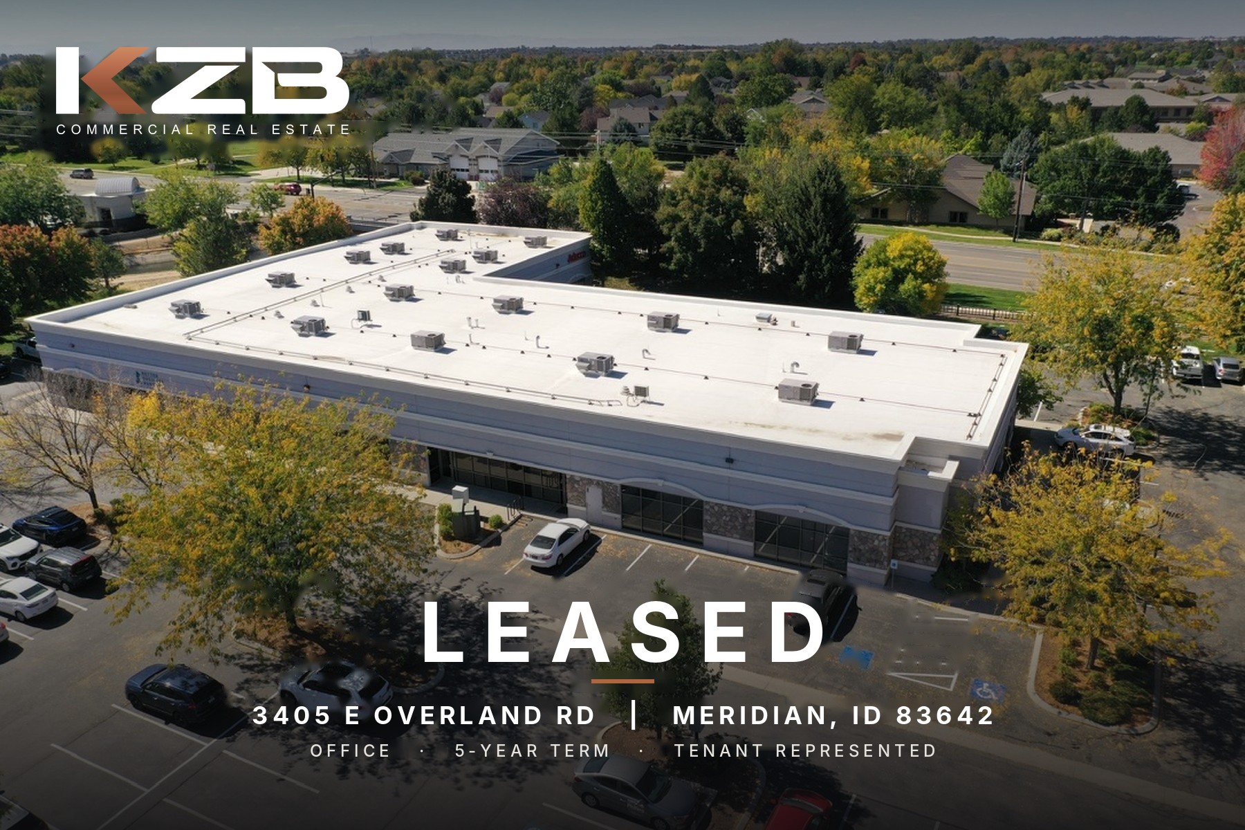 Office at 3405 E Overland Rd in Meridian, leased