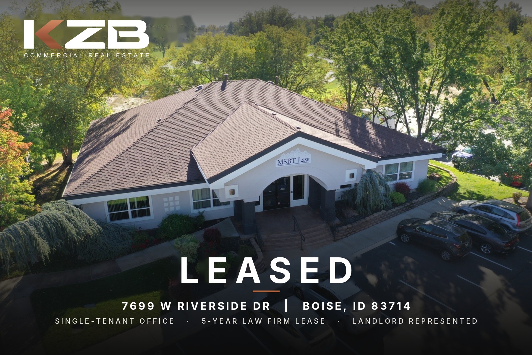 MSBT Law office on W Riverside Dr in Boise, leased