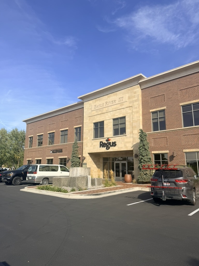 Eagle River III office building at 500 E Shore Drive in Eagle, Idaho, home of KZB Commercial Real Estate