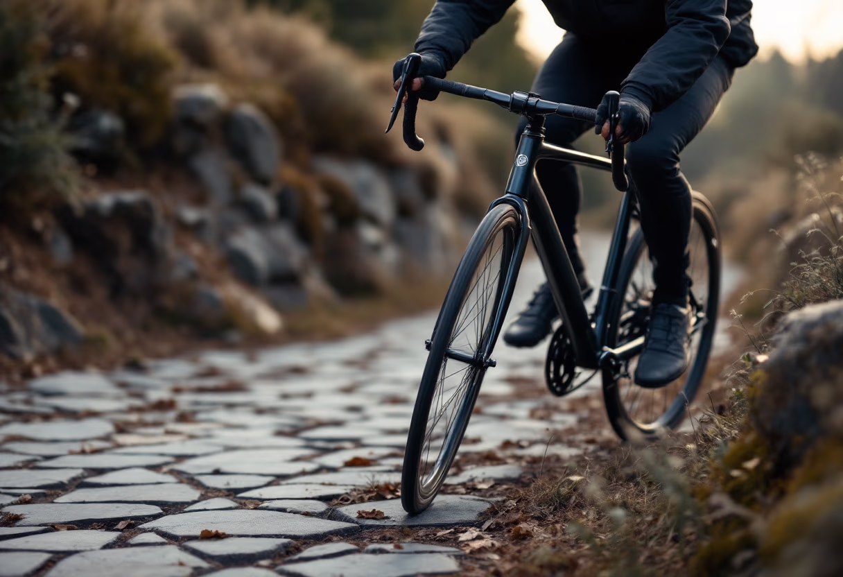 image of bicycle in motion