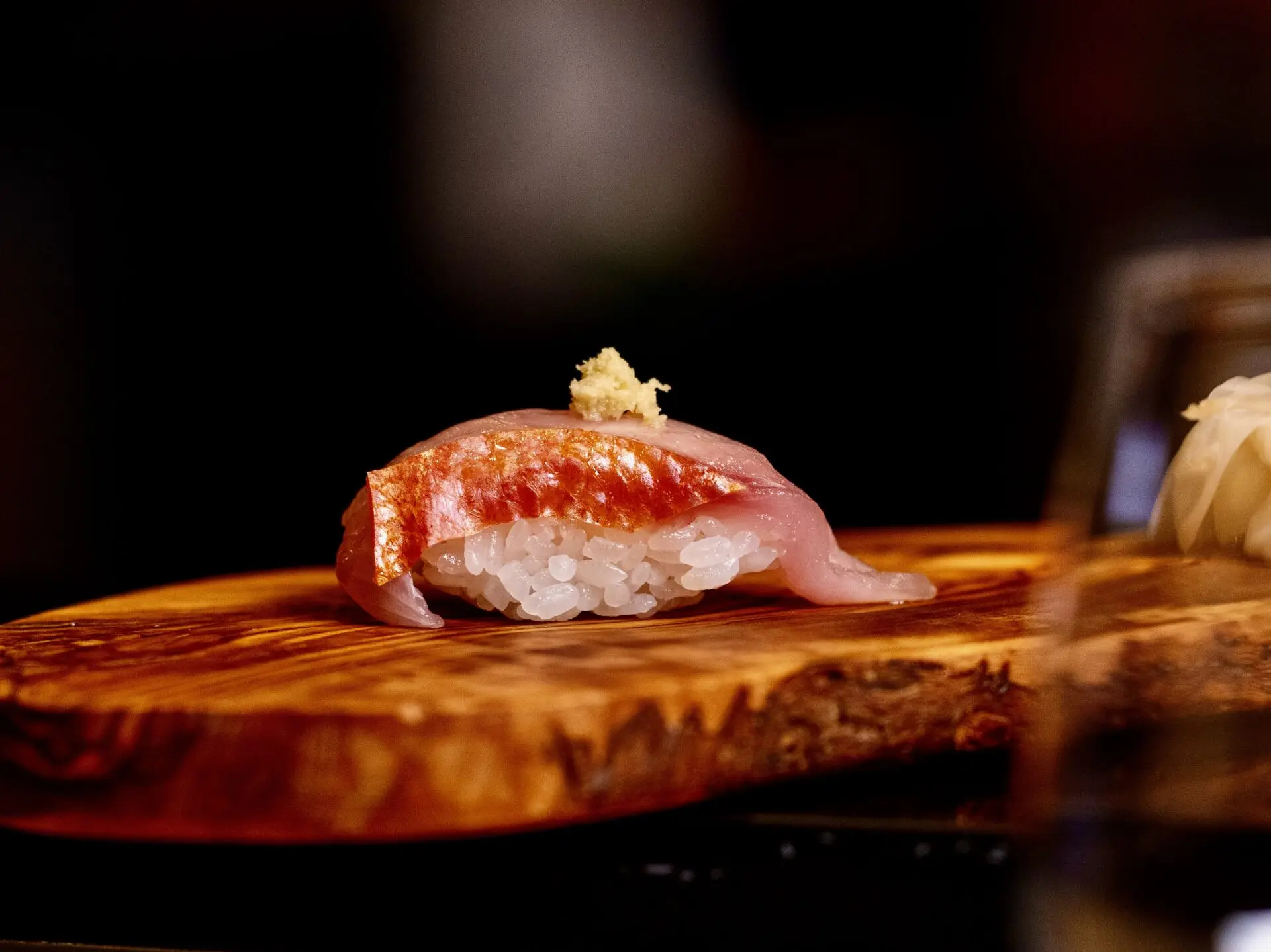 Nigiri at the Craft Omakase counter, from the approved Craft website design