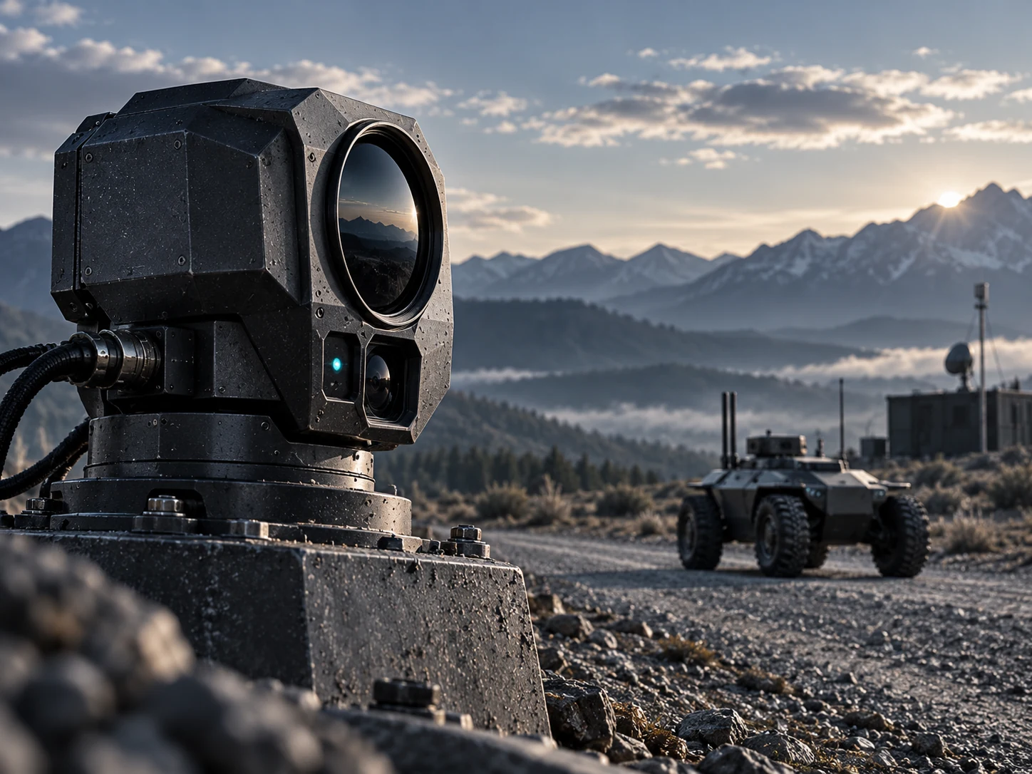 Astrion layered defense concept: field sensor and autonomous ground platform