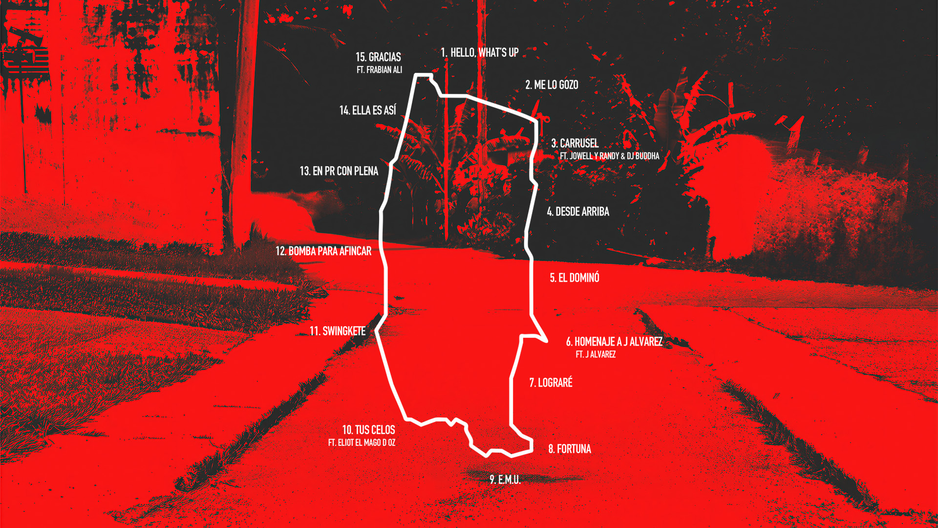 Christian Alicea Maratón tracklist visual