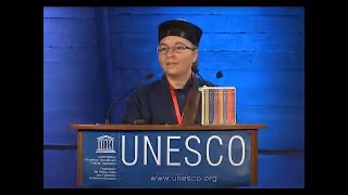 Discours sur la paix à l'UNESCO par une pratiquante du Qi Gong