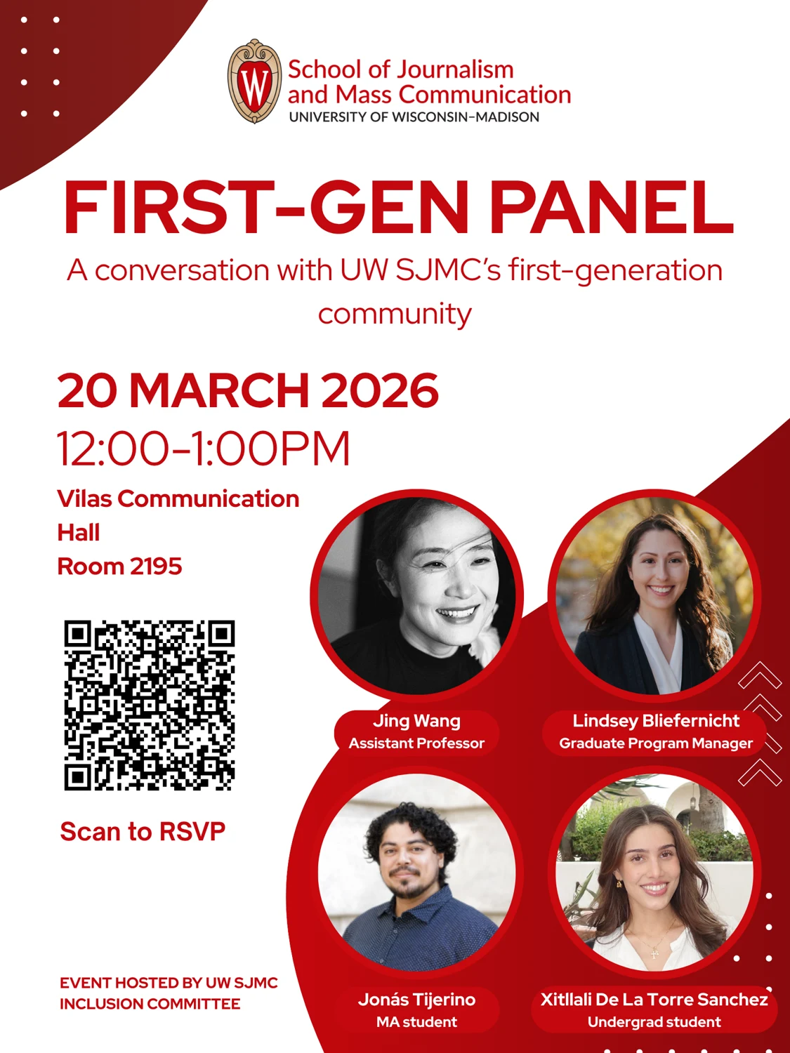 First generation panel promotional flyer
