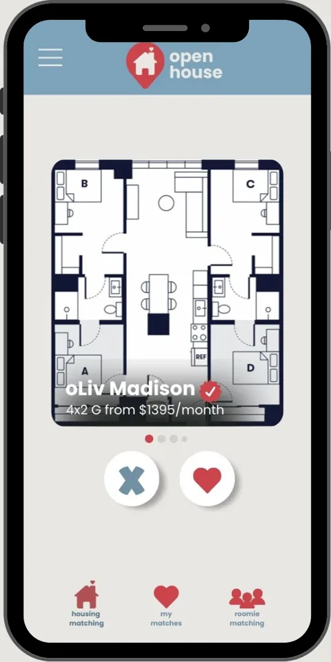 Original Open House property search app concept
