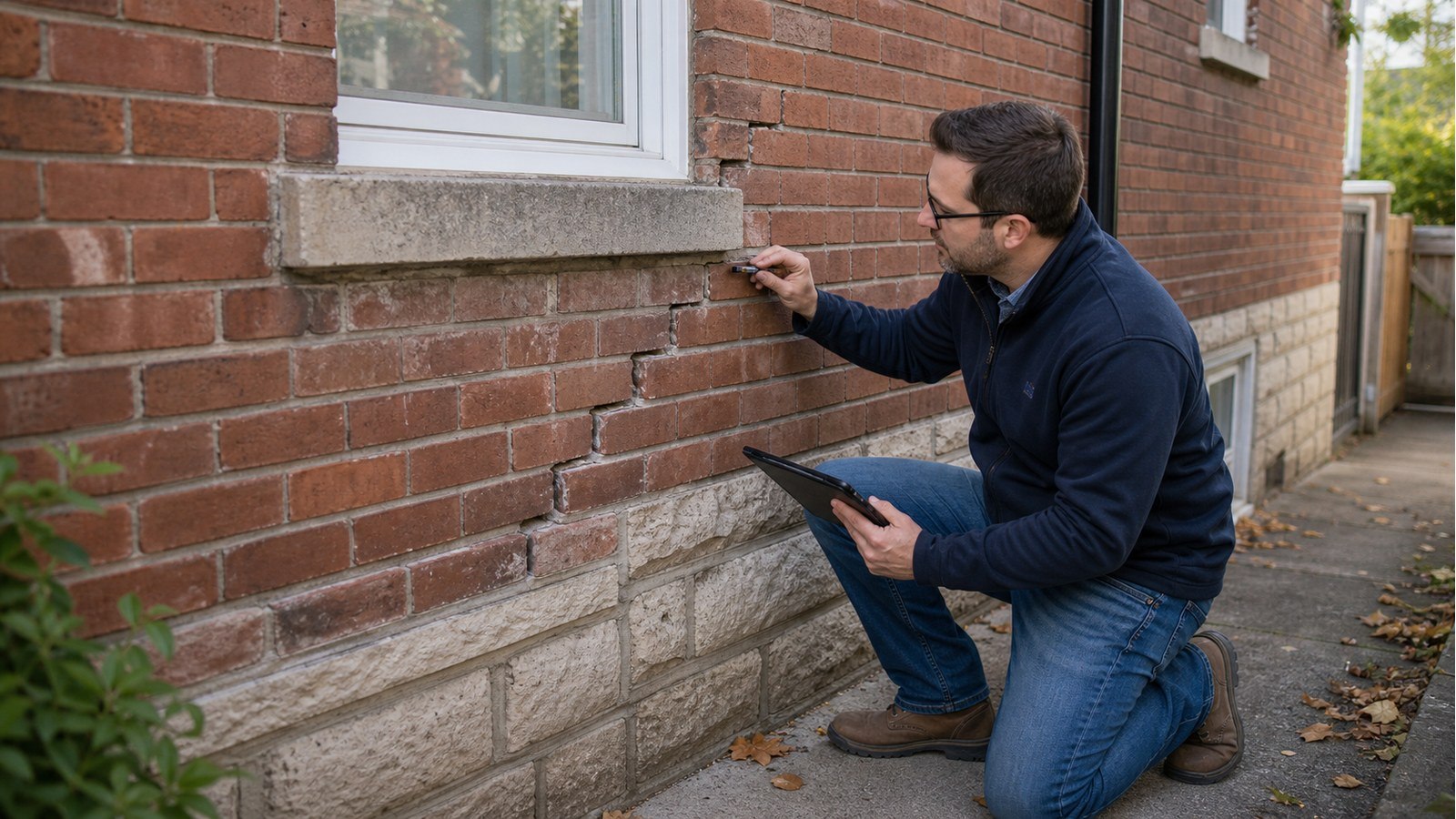What Do Stair-Step Cracks In Brick Mean For Hamilton Homes?