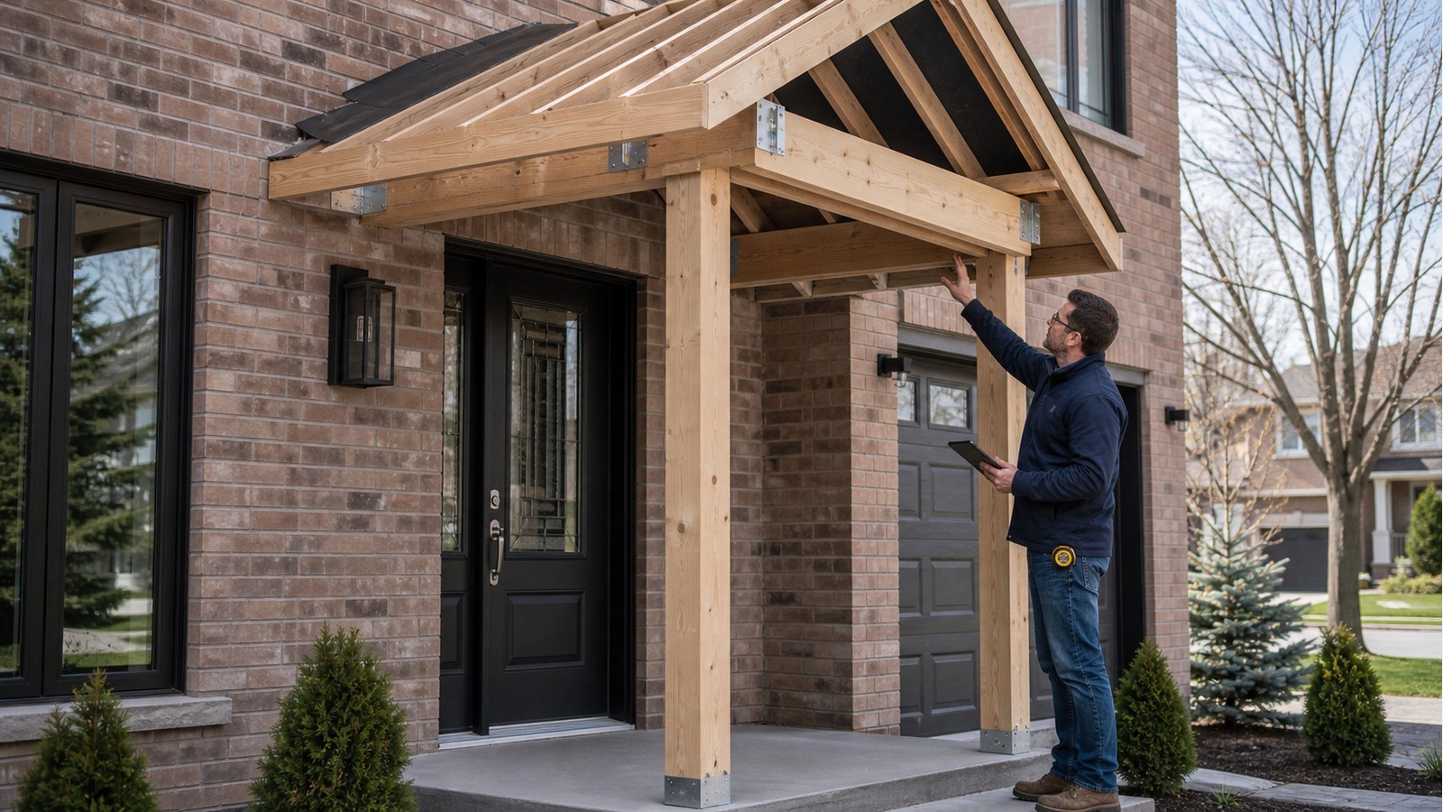 Do I Need Engineering For A Roof Over My Front Entrance In Hamilton?