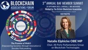 APPG Chair at the Blockchain Associations Forum Summit — 2023-09-20