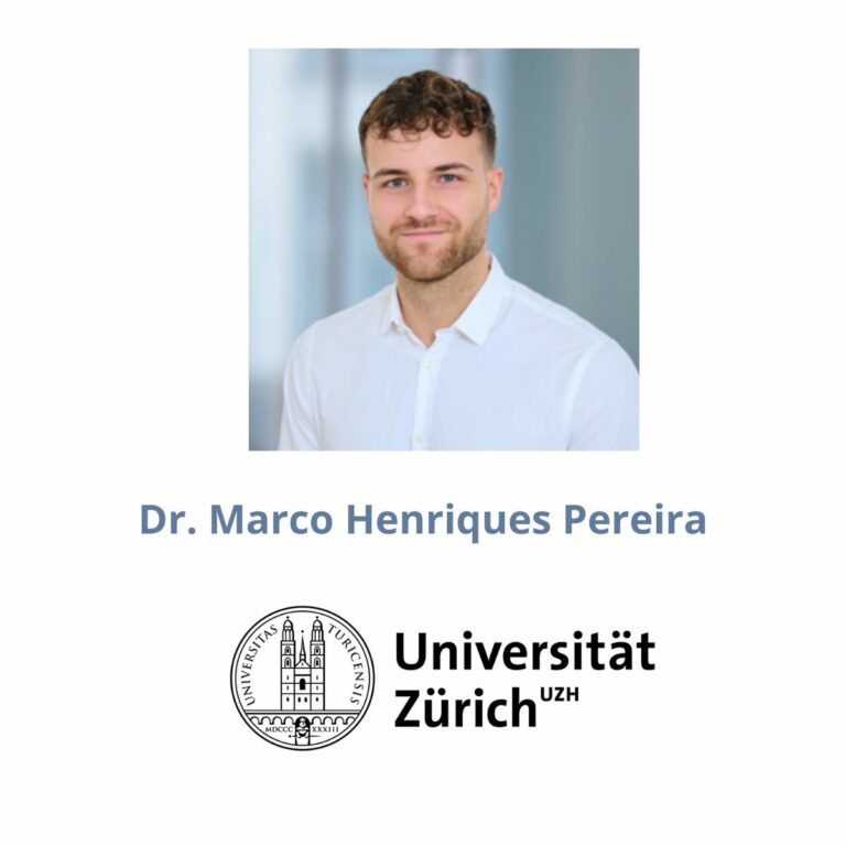 Dr Marco Henriques Pereira — University of Zurich