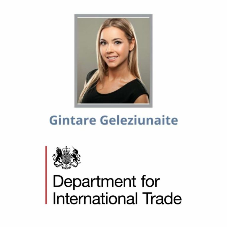 Gintare Geleziunaite — Department for International Trade