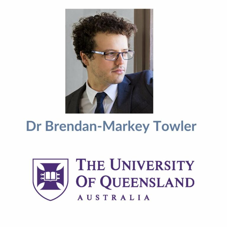 Dr Brendan-Markey Towler — The University of Queensland