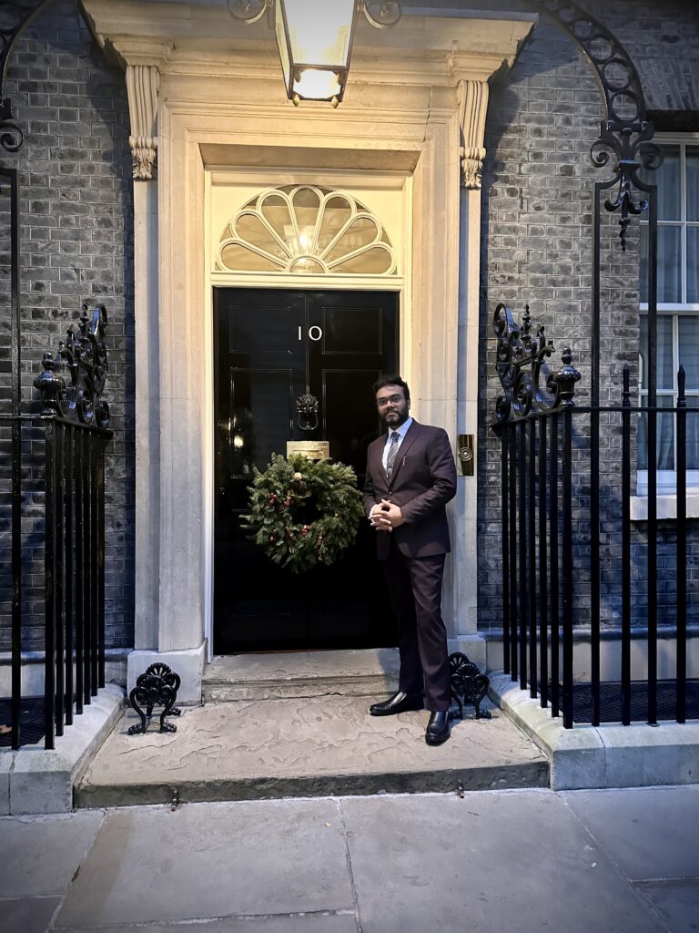 Professor Naseem Naqvi at 10 Downing Street