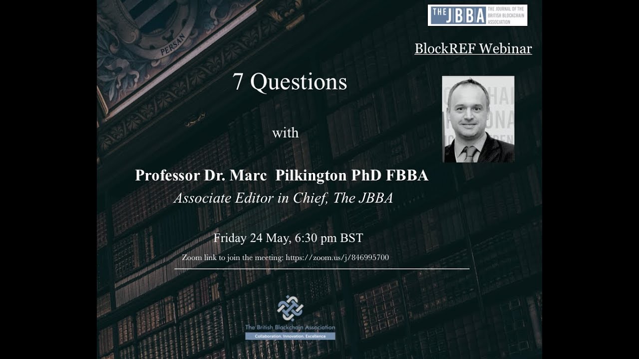 Blockchain research and education — BBA recording preview