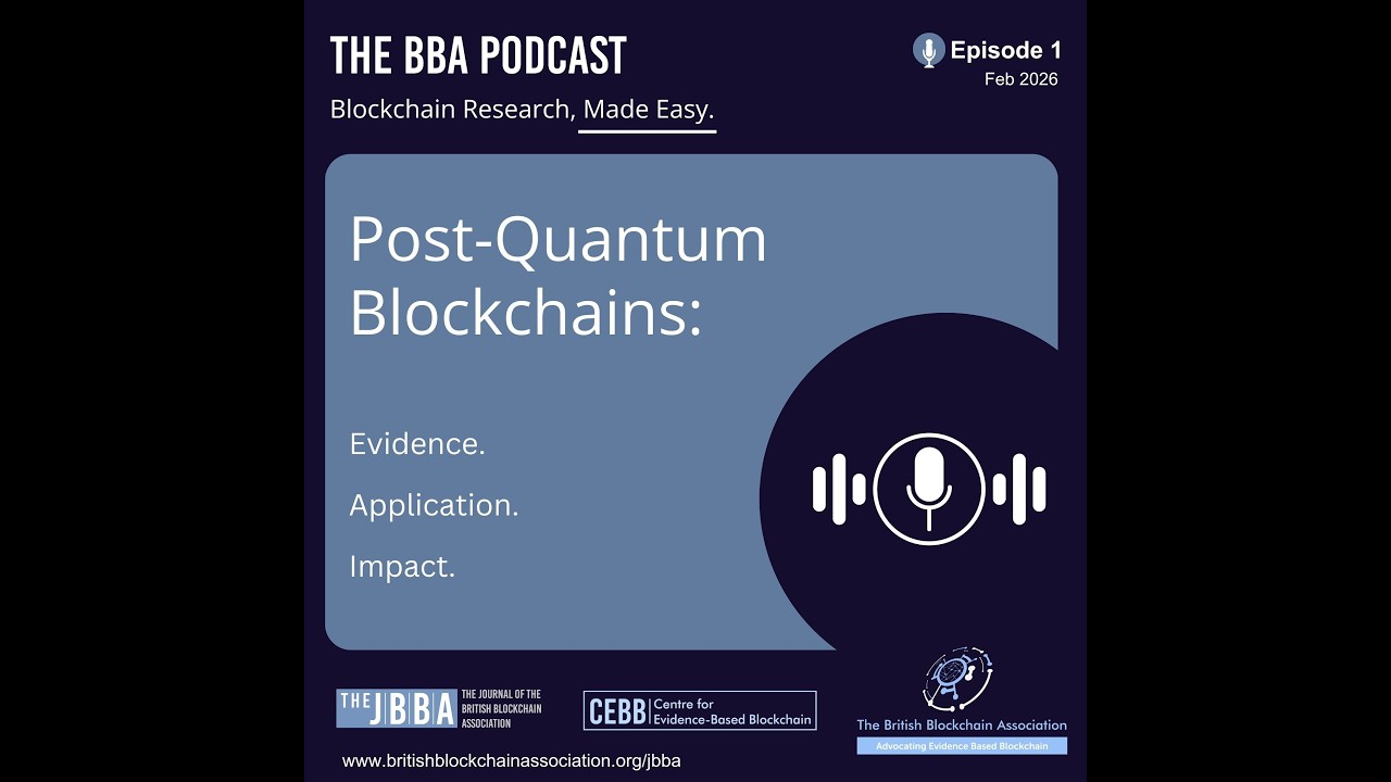 The BBA Podcast: Post-Quantum Blockchains — episode preview