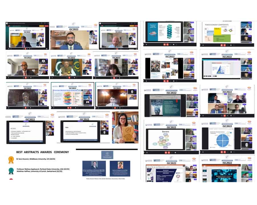 ISC2022 conference highlights collage