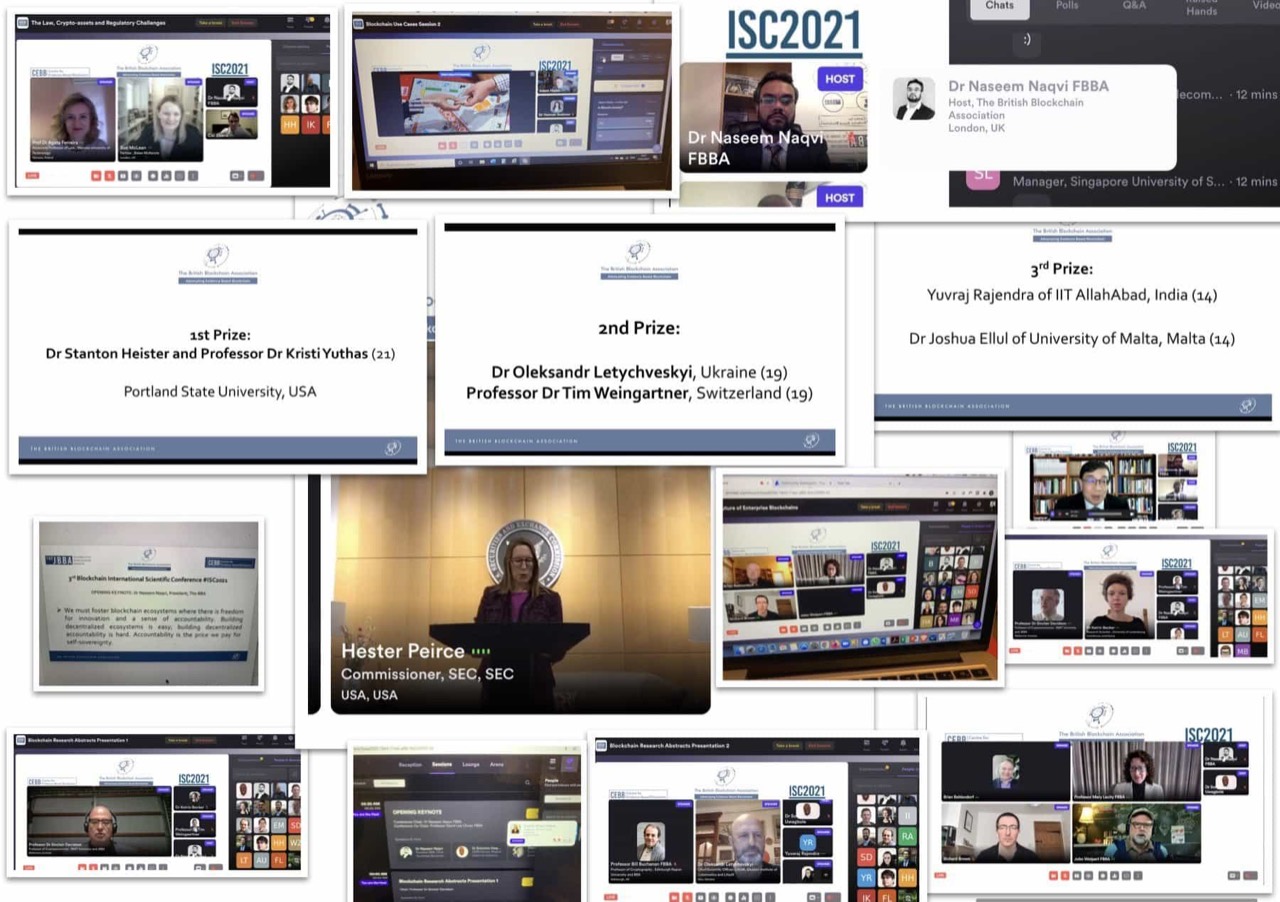 ISC2021 conference highlights collage